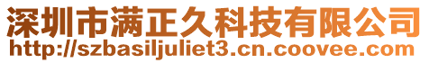 深圳市滿正久科技有限公司