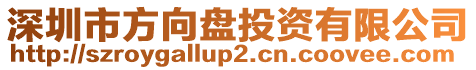 深圳市方向盤投資有限公司