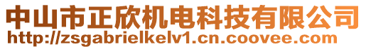 中山市正欣機電科技有限公司