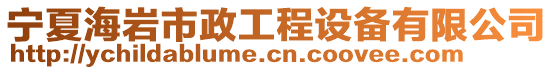 寧夏海巖市政工程設(shè)備有限公司