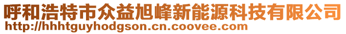 呼和浩特市眾益旭峰新能源科技有限公司