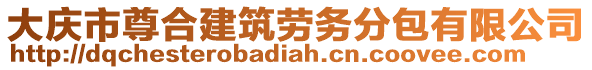 大慶市尊合建筑勞務(wù)分包有限公司