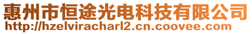 惠州市恒途光電科技有限公司