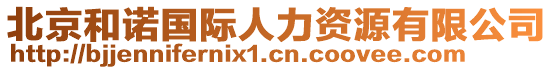 北京和諾國際人力資源有限公司