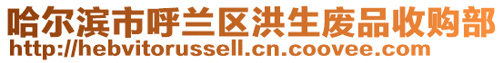 哈爾濱市呼蘭區洪生廢品收購部