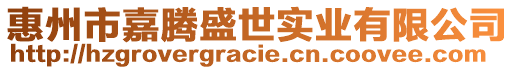 惠州市嘉騰盛世實業(yè)有限公司