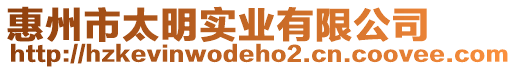 惠州市太明實業有限公司