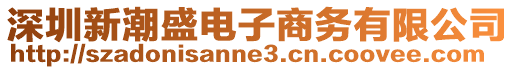 深圳新潮盛電子商務(wù)有限公司