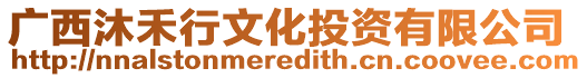 廣西沐禾行文化投資有限公司