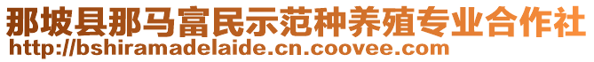 那坡县那马富民示范种养殖专业合作社