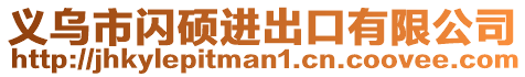 義烏市閃碩進出口有限公司