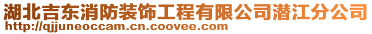 湖北吉東消防裝飾工程有限公司潛江分公司