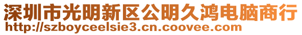 深圳市光明新區公明久鴻電腦商行