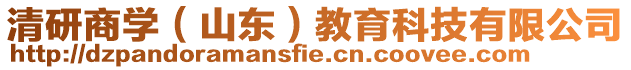 清研商學（山東）教育科技有限公司