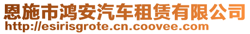 恩施市鴻安汽車租賃有限公司