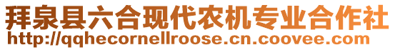 拜泉縣六合現(xiàn)代農(nóng)機專業(yè)合作社