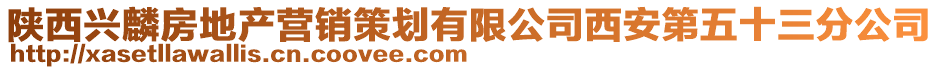 陜西興麟房地產(chǎn)營銷策劃有限公司西安第五十三分公司