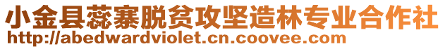 小金縣蕊寨脫貧攻堅造林專業合作社