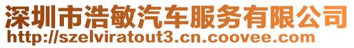 深圳市浩敏汽車服務(wù)有限公司