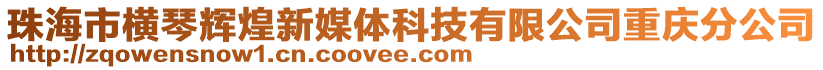 珠海市橫琴輝煌新媒體科技有限公司重慶分公司