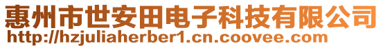 惠州市世安田電子科技有限公司