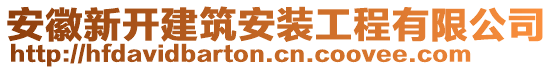 安徽新開建筑安裝工程有限公司