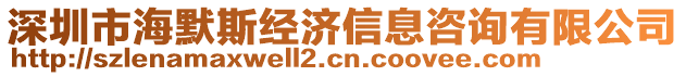 深圳市海默斯經(jīng)濟(jì)信息咨詢(xún)有限公司