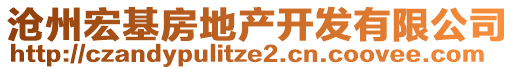 滄州宏基房地產(chǎn)開(kāi)發(fā)有限公司