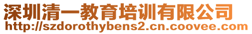 深圳清一教育培訓(xùn)有限公司