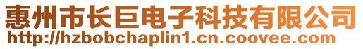 惠州市長巨電子科技有限公司