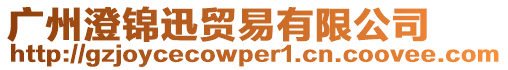 廣州澄錦迅貿易有限公司