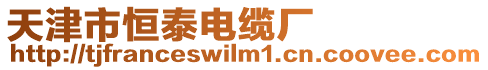 天津市恒泰電纜廠