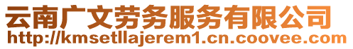 云南廣文勞務服務有限公司