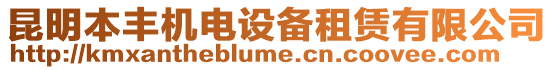 昆明本豐機(jī)電設(shè)備租賃有限公司