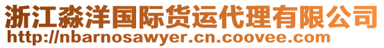 浙江淼洋國際貨運代理有限公司