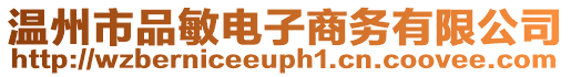 溫州市品敏電子商務(wù)有限公司