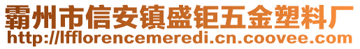 霸州市信安鎮(zhèn)盛鉅五金塑料廠