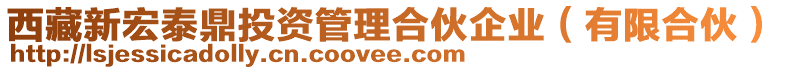 西藏新宏泰鼎投資管理合伙企業(yè)（有限合伙）