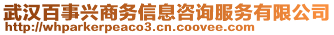 武漢百事興商務(wù)信息咨詢服務(wù)有限公司