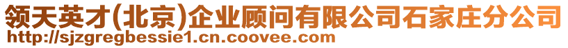 領天英才(北京)企業顧問有限公司石家莊分公司
