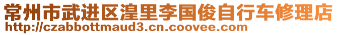 常州市武進(jìn)區(qū)湟里李國(guó)俊自行車修理店