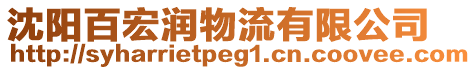 沈陽百宏潤物流有限公司