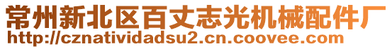 常州新北區(qū)百丈志光機(jī)械配件廠