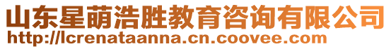 山東星萌浩勝教育咨詢有限公司