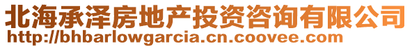 北海承澤房地產(chǎn)投資咨詢有限公司