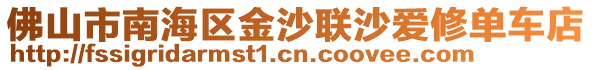 佛山市南海區(qū)金沙聯(lián)沙愛修單車店