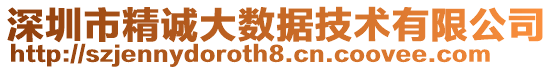 深圳市精誠(chéng)大數(shù)據(jù)技術(shù)有限公司