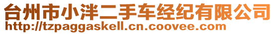 臺州市小泮二手車經紀有限公司