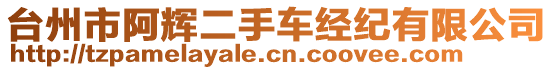 臺州市阿輝二手車經(jīng)紀有限公司