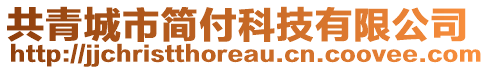共青城市簡(jiǎn)付科技有限公司